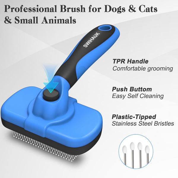 Swihauk Self-Cleaning Pet Brush